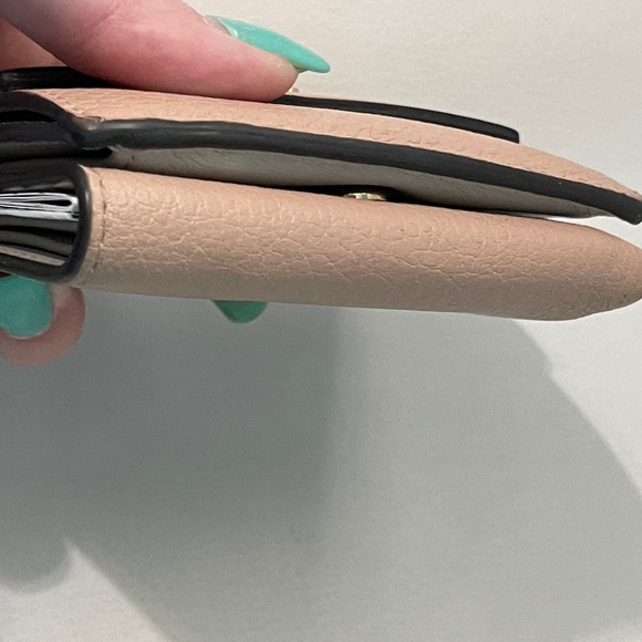 Furla compact wallet, tan NWOT - Picture 4 of 8